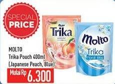 Promo Harga MOLTO Trika Floral Bliss, Japanese Peach 400 ml - Hypermart