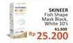Promo Harga Skrineer Masker Fish Shape Black, Fish Shape White 10 pcs - Alfamidi