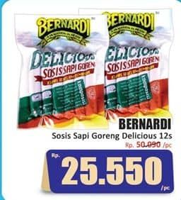 Promo Harga Bernardi Delicious Sosis Sapi Goreng 360 gr - Hari Hari