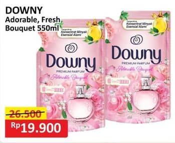 Promo Harga Downy Premium Parfum Adorable Bouquet, Fresh Bouquet 550 ml - Alfamart