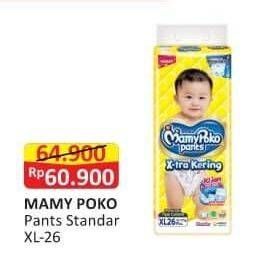 Promo Harga Mamy Poko Pants Xtra Kering XL26 26 pcs - Alfamart