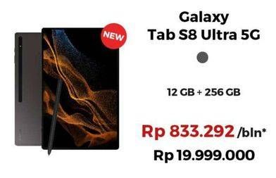 Promo Harga SAMSUNG Galaxy Tab S8 Ultra 5G 12GB + 256GB  - Erafone