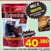 Promo Harga Haan Instant Cake Mix Brownies 230 gr - Superindo