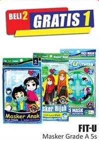 Promo Harga FIT-U-MASK Masker Kids Grade A 5 pcs - Hari Hari