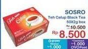 Promo Harga Sosro Teh Celup per 50 pcs 2 gr - Indomaret