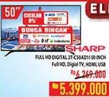 Promo Harga Sharp 2T-C50AD1i Full-HD 50"  - Hypermart