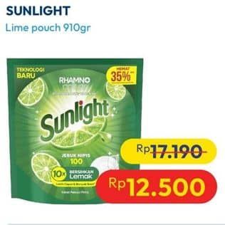 Promo Harga Sunlight Pencuci Piring Jeruk Nipis 100 910 ml - Hypermart