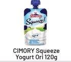 Promo Harga CIMORY Squeeze Yogurt Original 120 gr - Alfamart