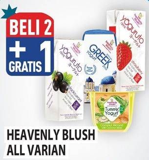 Promo Harga Heavenly Blush Greek Yoghurt All Variants  - Hypermart