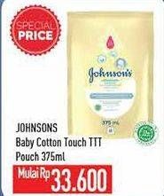 Promo Harga JOHNSONS Baby Cottontouch Top to Toe Bath 375 ml - Hypermart