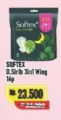 Promo Harga Softex Daun Sirih 3 In 1 16 pcs - Alfamart