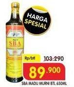 Promo Harga SBA Madu Murni 650 ml - Superindo