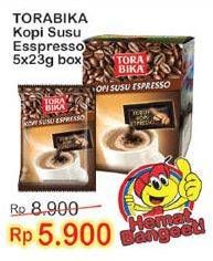 Promo Harga Torabika Kopi Susu Espresso 5 pcs - Indomaret