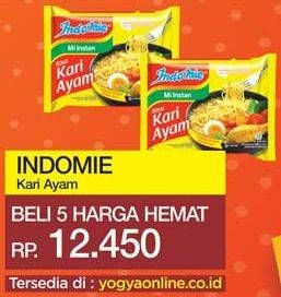 Promo Harga INDOMIE Mi Kuah Kari Ayam per 5 pcs - Yogya