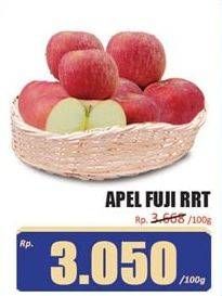 Promo Harga Apel Fuji RRT per 100 gr - Hari Hari