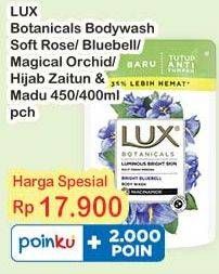 Promo Harga LUX Botanicals Body Wash Soft Rose, Blue Bell, Magical Orchid, Hijab Series Zaitun Madu 400 ml - Indomaret