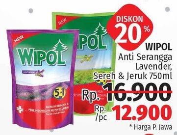 Promo Harga WIPOL Ultra Protection Lavender, Sereh Jeruk 750 ml - LotteMart