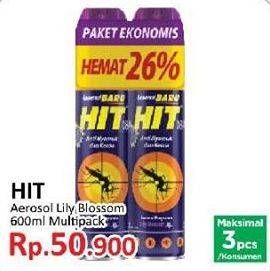 Promo Harga HIT Aerosol Lily Blossom per 2 kaleng 600 ml - Yogya
