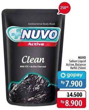 Promo Harga NUVO Body Wash Active Clean 250 ml - Alfamidi