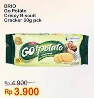Promo Harga SIANTAR TOP GO Potato Biskuit Kentang 60 gr - Indomaret