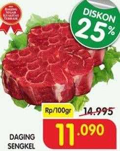 Promo Harga Daging Sengkel (Shankle) per 100 gr - Superindo