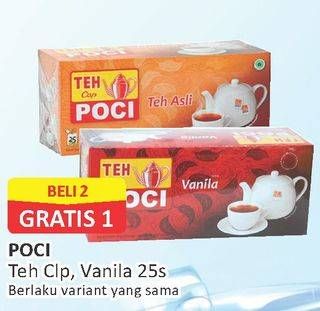 Promo Harga Cap Poci Teh Celup Original, Vanila 25 pcs - Alfamart