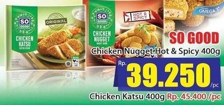 Promo Harga SO GOOD Chicken Katsu 400 gr - Hari Hari
