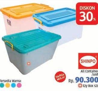 Promo Harga SHINPO Container Box All Variants  - LotteMart