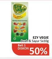 Promo Harga EZY VEGIE Extra Buah Dan Sayur per 5 pcs 10 gr - Alfamidi