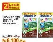 Promo Harga Indomilk Susu UHT Kids All Variants 115 ml - Indomaret