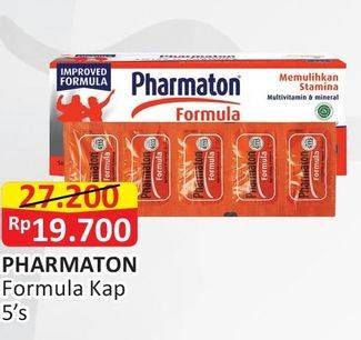 Promo Harga PHARMATON FORMULA Multivitamin Tablet 5 pcs - Alfamart
