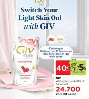 Promo Harga GIV Body Wash All Variants 825 ml - Watsons