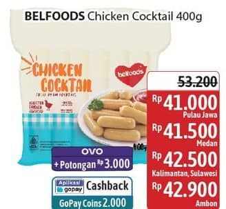 Promo Harga Belfoods Chicken Sausages Cocktail 400 gr - Alfamidi