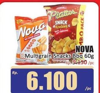 Promo Harga NOVA Multigrain Snacks BBQ 60 gr - Hari Hari