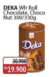 Promo Harga Dua Kelinci Deka Wafer Roll Choco Choco, Choco Nut 360 gr - Alfamidi