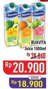 Promo Harga BUAVITA Fresh Juice 1000 ml - Hypermart