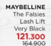 Maybelline The Falsies Lash Lift Waterproof Mascara 30 gr Diskon 26%, Harga Promo Rp121.300, Harga Normal Rp164.900