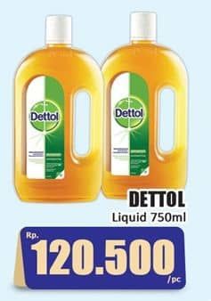 Promo Harga Dettol Antiseptic Germicide Liquid 750 ml - Hari Hari