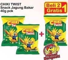 Promo Harga CHIKI TWIST Snack Jagung Bakar 40 gr - Indomaret