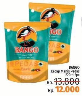 Promo Harga BANGO Kecap Manis Pedas 220 ml - LotteMart