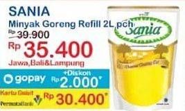 Promo Harga Sania Minyak Goreng 2000 ml - Indomaret