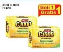 Promo Harga JOSS C1000 Health Supplement per 6 sachet 3 gr - Indomaret