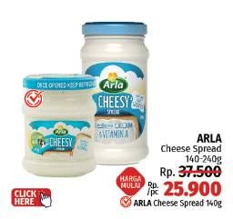 Promo Harga Arla Cheesy Spread 140 gr - LotteMart