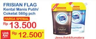 Promo Harga FRISIAN FLAG Susu Kental Manis Cokelat, Putih 560 gr - Indomaret