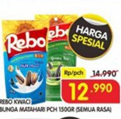 Promo Harga REBO Kuaci Bunga Matahari All Variants 150 gr - Superindo