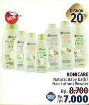 Promo Harga KONICARE Natural Baby Bath / Hair Lotion / Powder  - LotteMart