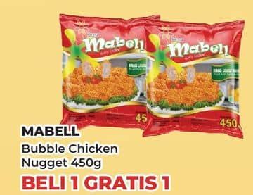 Promo Harga Mabell Nugget Bubble 450 gr - Yogya