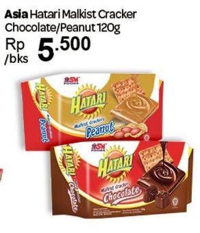 Promo Harga ASIA HATARI Malkist Crackers Chocolate, Peanut 120 gr - Carrefour