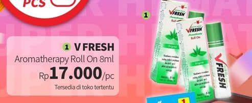 Cap Lang VFresh Aromatherapy 8 ml Harga Promo Rp17.000, Tambah Rp. 1.000 Dapat 2 Pcs, Toko Tertentu