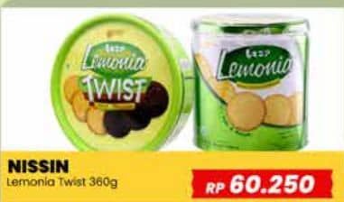 Promo Harga Nissin Cookies Lemonia Twist 360 gr - Yogya